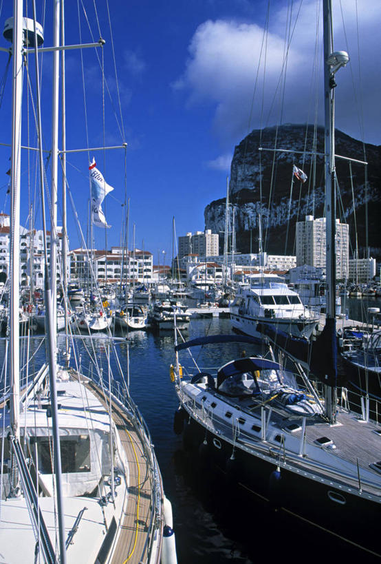 无人,竖图,欧洲,摄影,游艇码头,直布罗陀,岩石,彩图