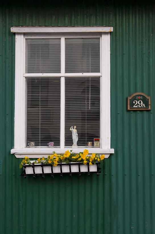 无人,竖图,窗户,城市,欧洲,冰岛,岛,首都,绿色,大西洋,摄影,建造,西欧,北欧,雷克雅未克,彩图