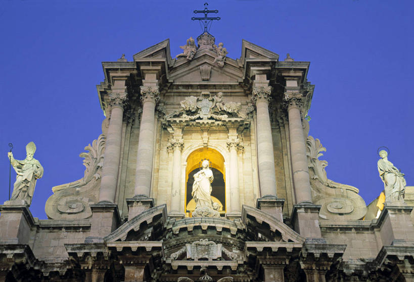 无人,横图,意大利,欧洲,摄影,西西里,彩图,大教堂