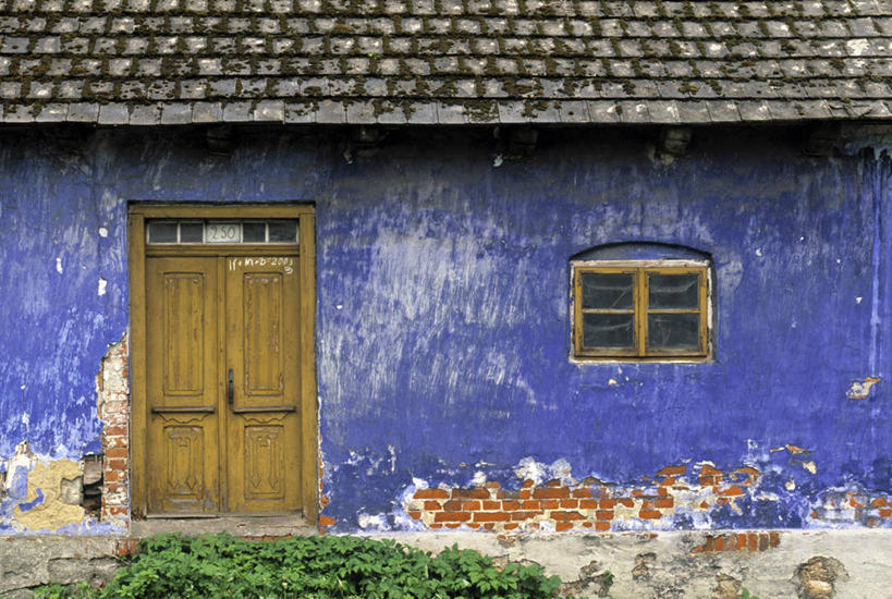 无人,横图,波兰,房屋,蓝色,摄影,东欧,中欧,彩图