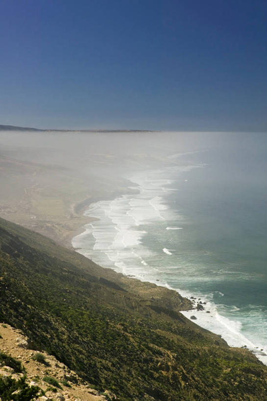 无人,竖图,海洋,雾,非洲,摩洛哥,摄影,北非,摩洛哥文化,彩图