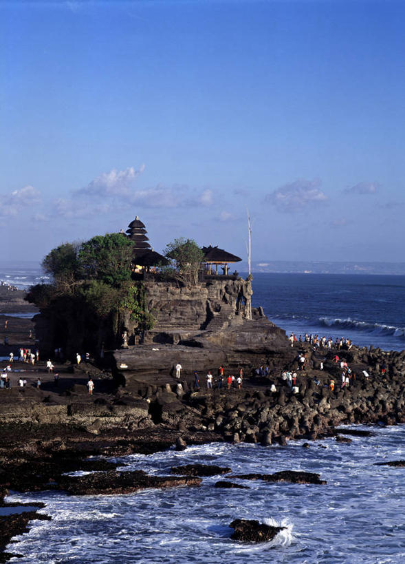 无人,竖图,印度尼西亚,亚洲,摄影,海神庙,彩图,旅行,巴厘