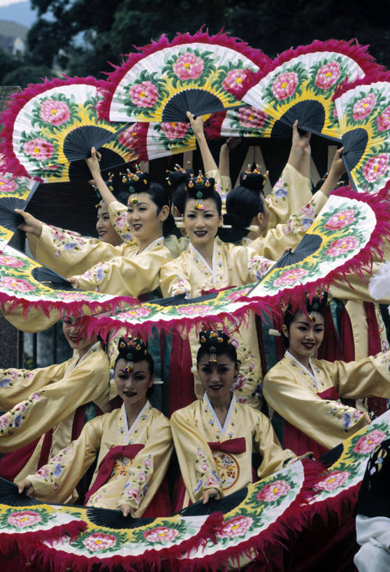 竖图,韩国,摄影,舞者,彩图,旅行,装扮