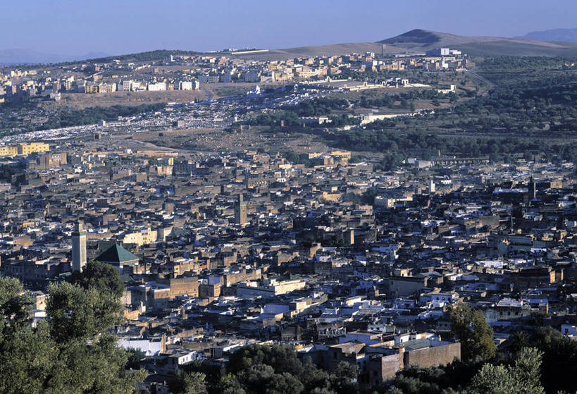 无人,横图,天际线,摩洛哥,摄影,北非,费兹,彩图,旅行