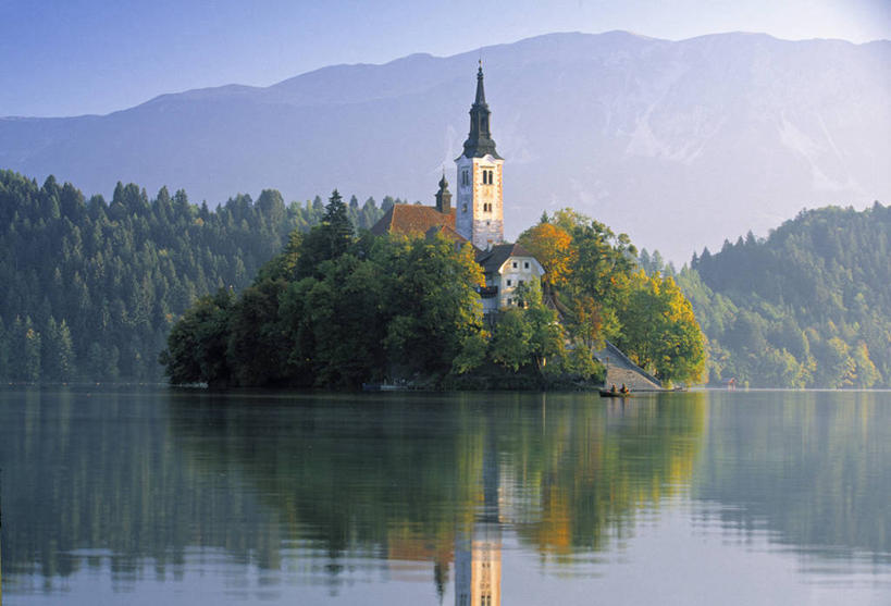 无人,横图,室外,欧洲,斯洛文尼亚,摄影,布雷德湖,彩图,旅行