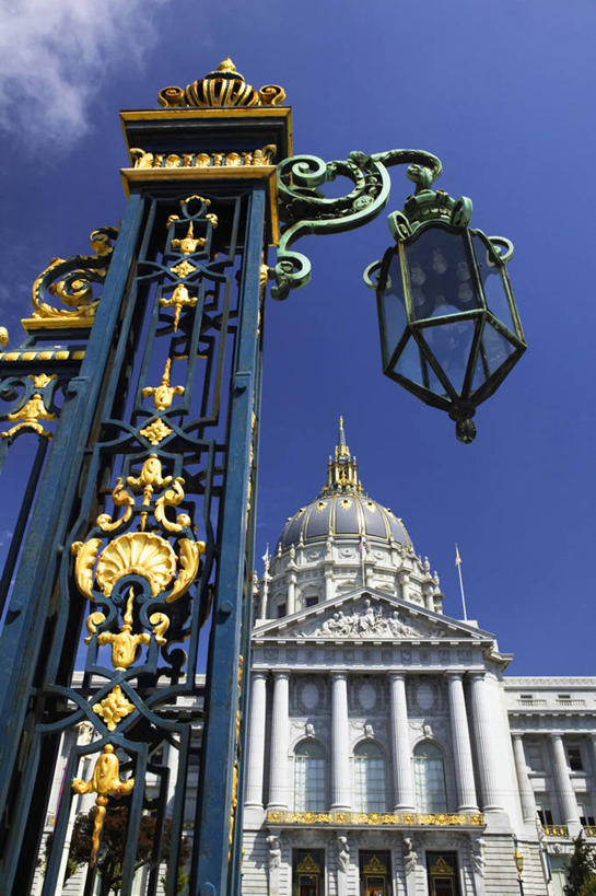 无人,竖图,美国,摄影,北美,加利福尼亚,市政厅,旧金山,彩图,旅行