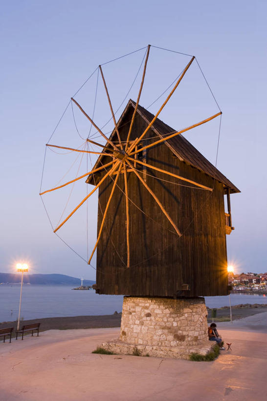 无人,竖图,夜晚,道路,路,风车,欧洲,保加利亚,小路,交通,堤道,黄昏,摄影,东欧,彩图