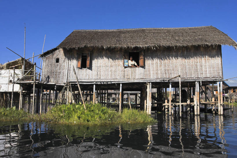 无人,横图,室外,缅甸,亚洲,房屋,摄影,东南亚,掸邦,彩图