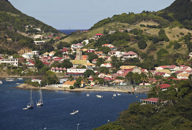 无人,横图,岛,摄影,拉丁美洲,瓜德罗普岛,彩图,法国海外领土