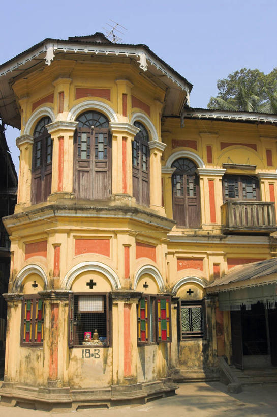 无人,竖图,时尚,城市,缅甸,亚洲,房屋,首都,摄影,东南亚,彩图,仰光