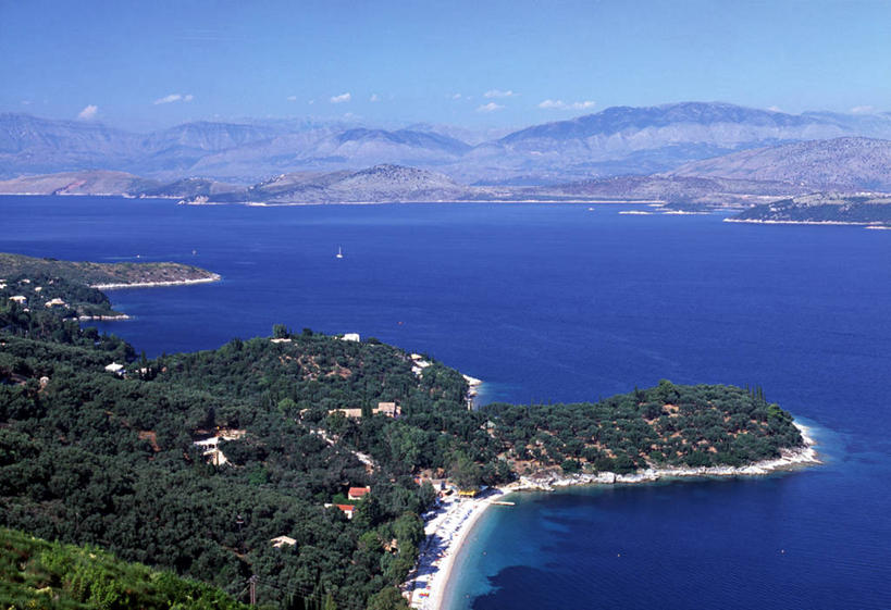 无人,横图,室外,希腊,欧洲,地形,摄影,地中海文化,科孚,海滩,彩图,艾奥尼亚群岛