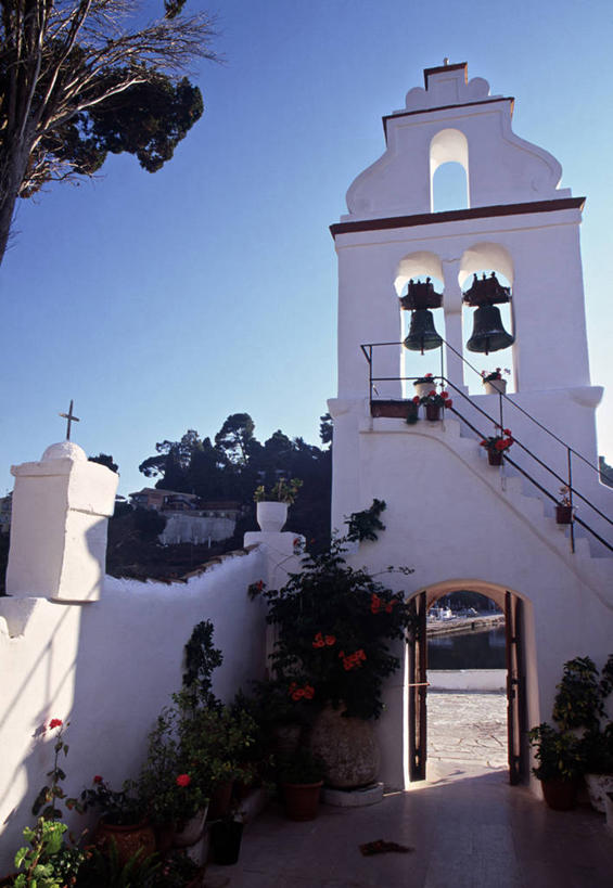 无人,竖图,希腊,欧洲,摄影,地中海文化,科孚,彩图,艾奥尼亚群岛