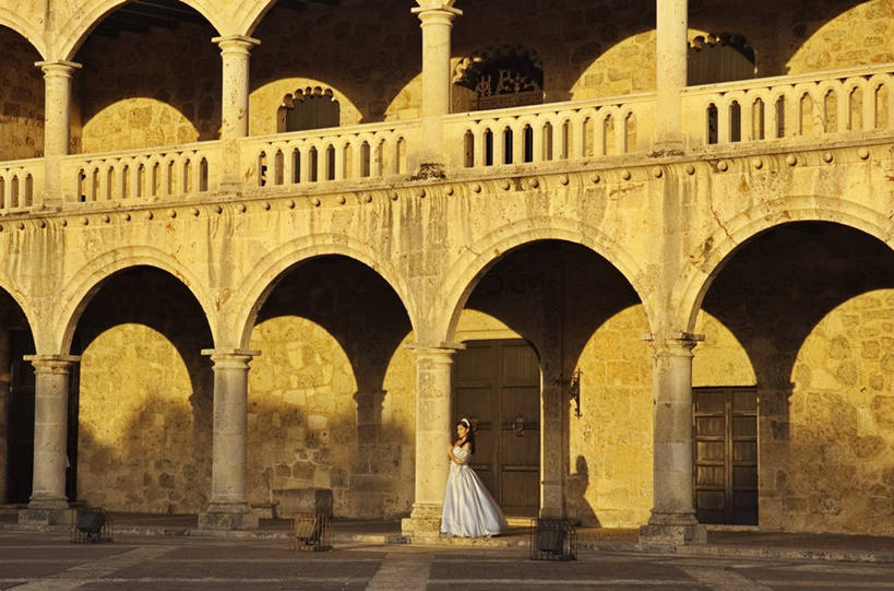 成年人,妻子,新娘,横图,婚礼,岛,城镇,首都,摄影,拉丁美洲,婚姻,多米尼加共和国,女人,女性,彩图