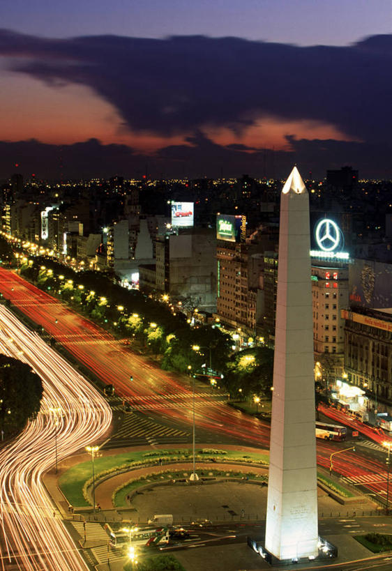 无人,竖图,夜晚,城市,阿根廷,首都,南美,摄影,南美洲,拉丁美洲,美洲,亚美利加洲,南亚美利加洲,阿根廷共和国,布宜诺斯艾利斯,彩图,七月九日大道