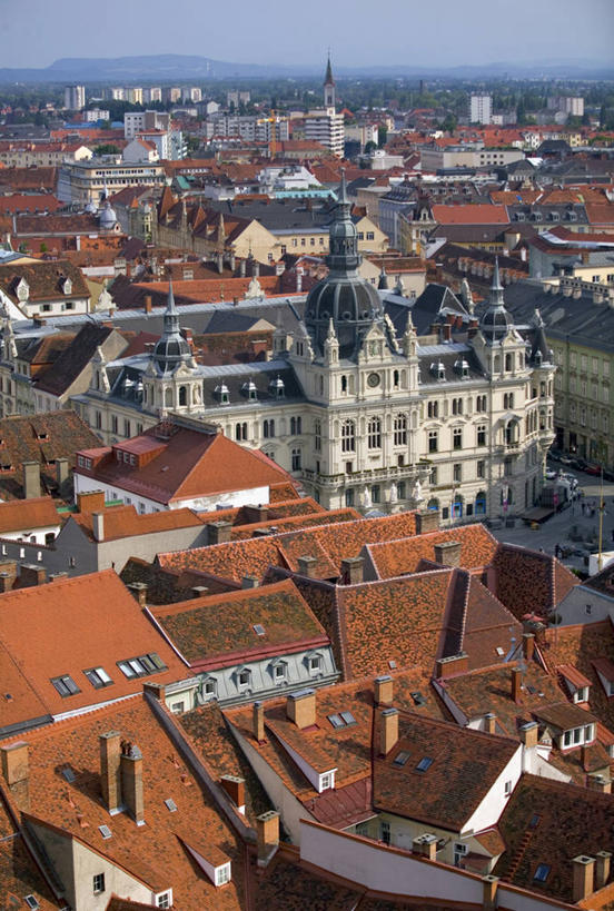 无人,竖图,奥地利,欧洲,摄影,市政厅,格拉茨,施蒂利亚州,彩图