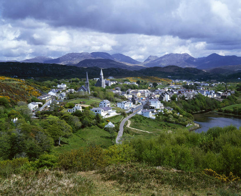 无人,横图,爱尔兰,欧洲,地形,城镇,摄影,西欧,北欧,康尼马拉,彩图,爱尔兰文化,高维郡