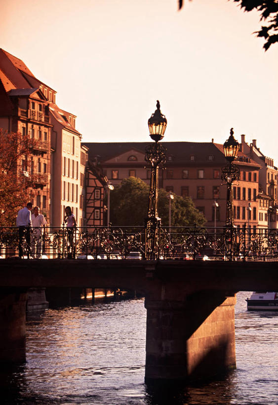 无人,竖图,法国,欧洲,桥,摄影,运河,阿尔萨斯,法国文化,斯特拉斯堡,彩图