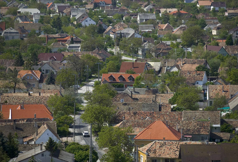 无人,横图,天线,街道,房屋,摄影,东欧,中欧,匈牙利共和国,彩图