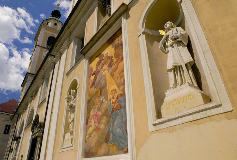 无人,横图,欧洲,斯洛文尼亚,首都,摄影,卢布尔雅那,彩图