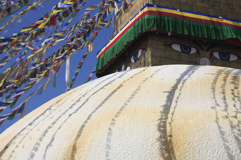 无人,寺庙,横图,尼泊尔,亚洲,首都,佛塔,地标建筑,摄影,宗教,佛教,加德满都,博达塔,巴格马提河,喜马拉雅山脉,彩图