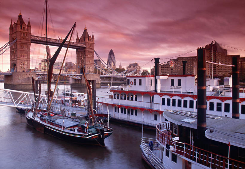 无人,横图,室外,城市,建筑,船,英国,欧洲,首都,英格兰,泰晤士河,摄影,英国文化,塔桥,彩图