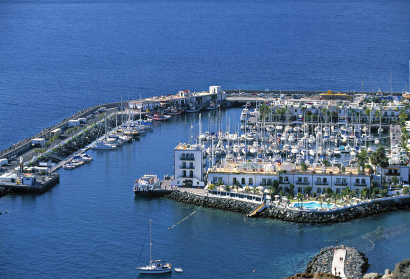 无人,横图,西班牙,欧洲,大西洋,摄影,加那利群岛,大西洋群岛,大加纳利,彩图,海港