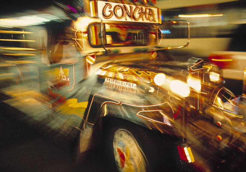 无人,横图,城市,菲律宾,亚洲,首都,运输,摄影,马尼拉,彩图,吉普尼