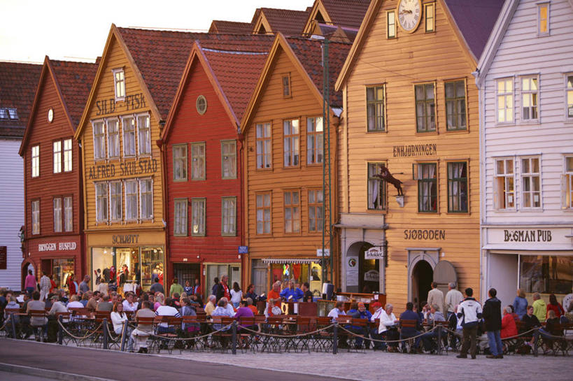 横图,挪威,欧洲,城镇,摄影,西欧,斯堪的纳维亚,北欧,斯堪狄纳维亚半岛,卑尔根,彩图,咖啡馆