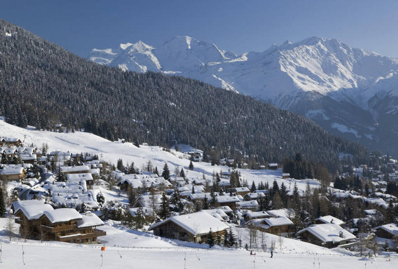 无人,横图,室外,山,山脉,雪,瑞士,欧洲,冬天,滑雪场,摄影,阿尔卑斯山脉,瓦莱斯州,韦尔毕耶,彩图