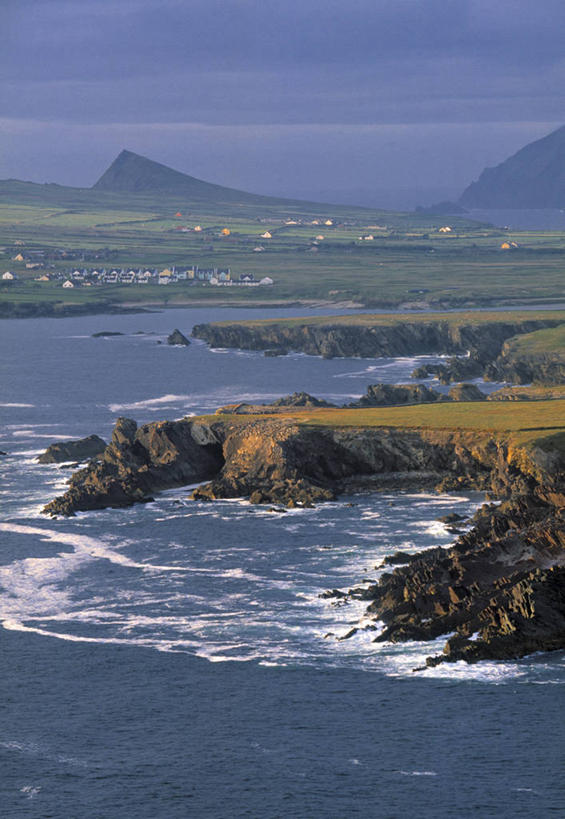 无人,竖图,室外,爱尔兰,欧洲,地形,摄影,西欧,海景,芒斯特省,科罗拉多州,爱尔兰共和国,丁格尔半岛,凯里郡,芒斯特,彩图