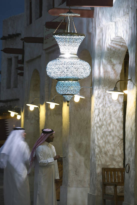 无人,竖图,城市,卡塔尔,灯笼,首都,黄昏,摄影,中东,波斯湾,多哈,彩图,阿拉伯半岛