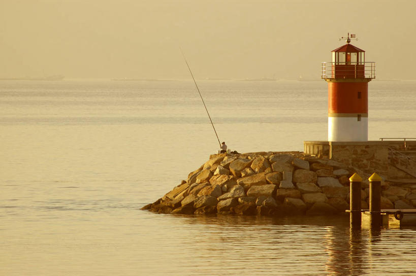 无人,横图,日落,船,西班牙,摄影,西欧,南欧,伊比利亚半岛,加利西亚,彩图