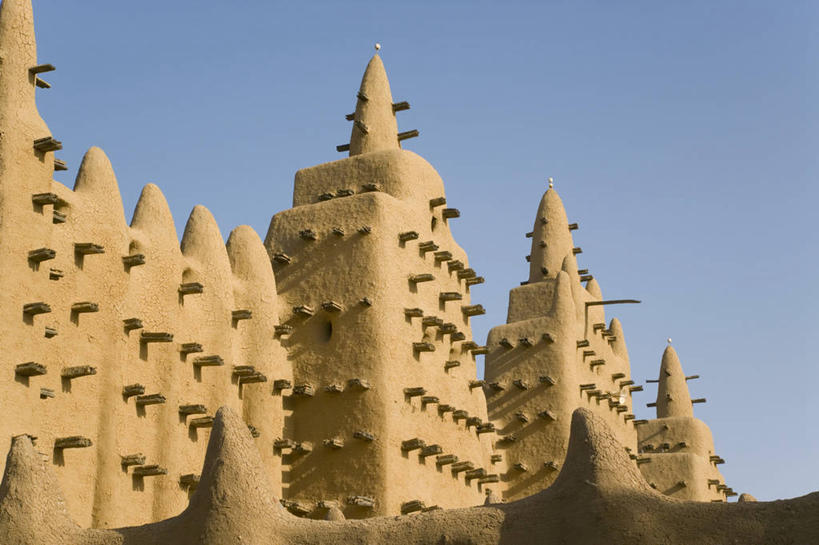 无人,横图,非洲,马里,地标建筑,摄影,西非,彩图