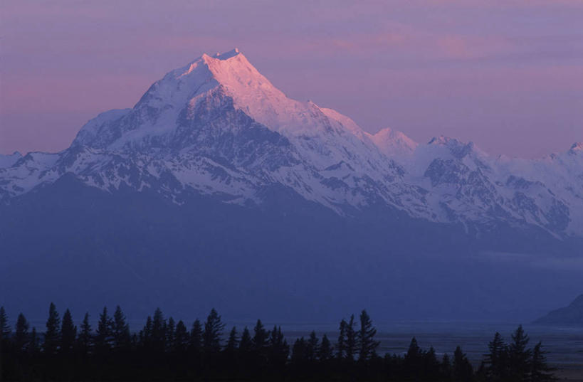 无人,横图,室外,山,山脉,新西兰,地形,摄影,澳大拉西亚,库克山,南阿尔卑斯山脉,新西兰南岛,彩图
