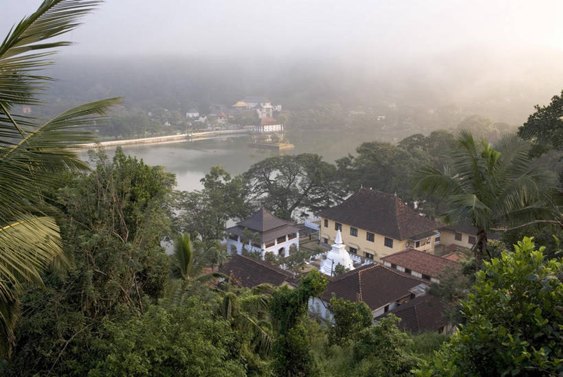 无人,横图,斯里兰卡,亚洲,摄影,佛牙寺,康提,印度次大陆,彩图