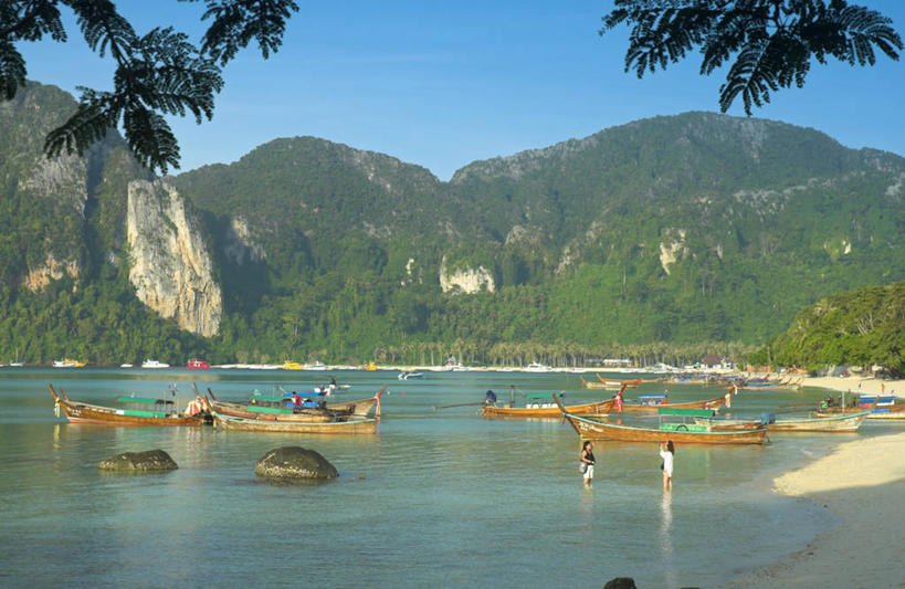 无人,横图,泰国,亚洲,海湾,摄影,东南亚,披披岛,彩图