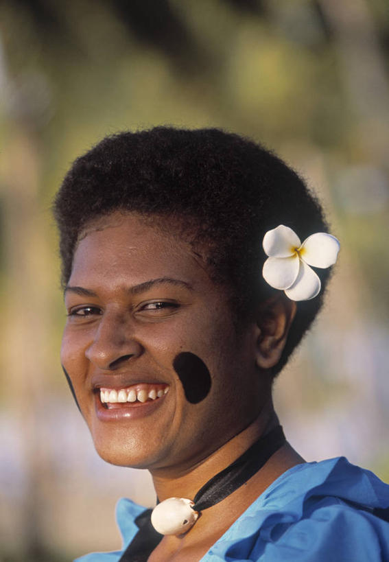 一个人,微笑,竖图,斐济,摄影,肖像,南太平洋,彩图