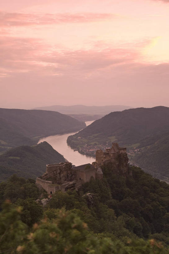 无人,竖图,室外,山,奥地利,欧洲,城堡,地标建筑,摄影,西欧,要塞,多瑙河,下奥地利州,彩图