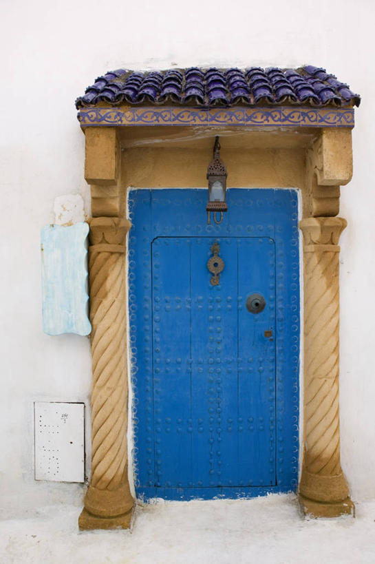 无人,竖图,门,非洲,摩洛哥,装饰,房屋,门口,首都,蓝色,摄影,北非,阿非利加洲,拉巴特,摩洛哥王国,摩洛哥文化,彩图