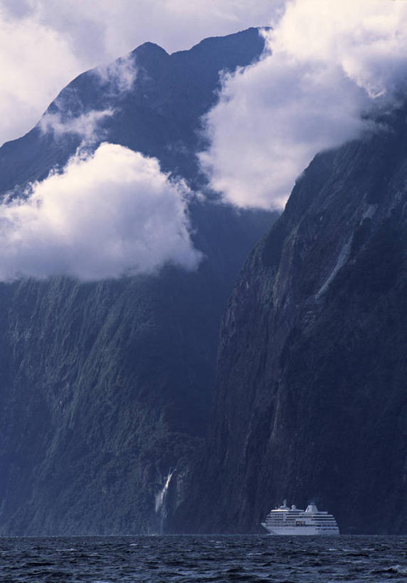 无人,竖图,室外,船,新西兰,悬崖,摄影,澳大拉西亚,南太平洋,新西兰南岛,彩图,南地大区