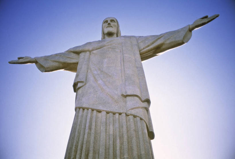 无人,横图,城市,巴西,地标建筑,南美,摄影,宗教,基督,基督教,拉丁美洲,天主教,里约热内卢,耶稣,救世主,基利斯督,弥赛亚,默西亚,彩图