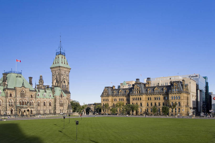 无人,横图,室外,草坪,城市,建筑,加拿大,首都,历史,摄影,北美,渥太华,美国人,彩图