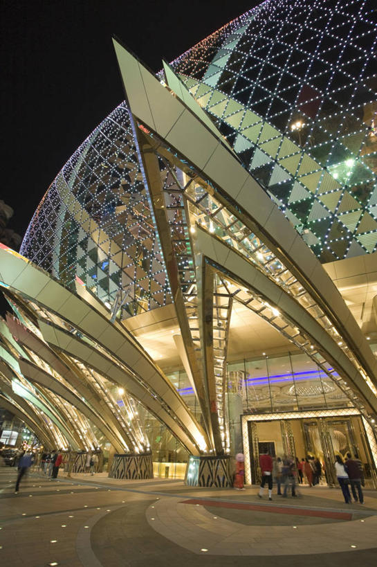 东方人,无人,竖图,赌博,建筑,霓虹灯,澳门,亚洲,现代,葡京酒店,赌场,摄影,东亚,彩图