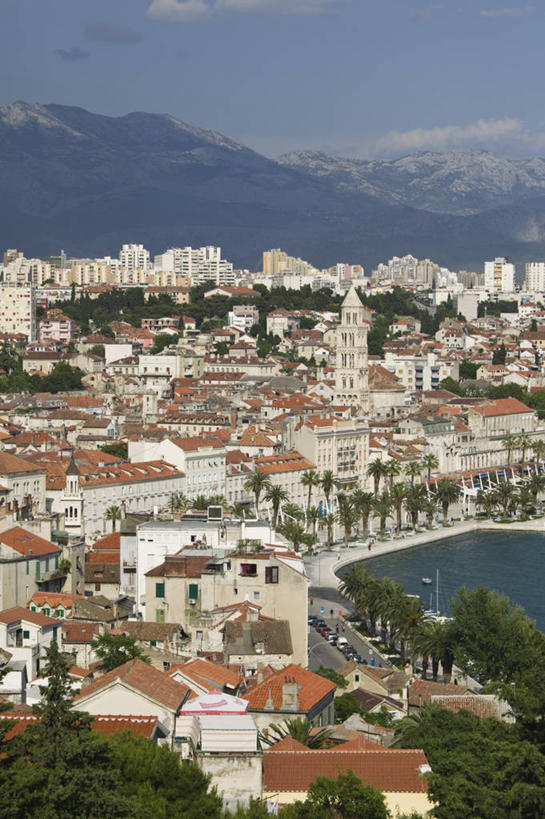 无人,竖图,俯视,城市,欧洲,克罗地亚,摄影,地中海文化,巴尔干,东欧,亚得里亚海,斯普利特,彩图,高角度拍摄