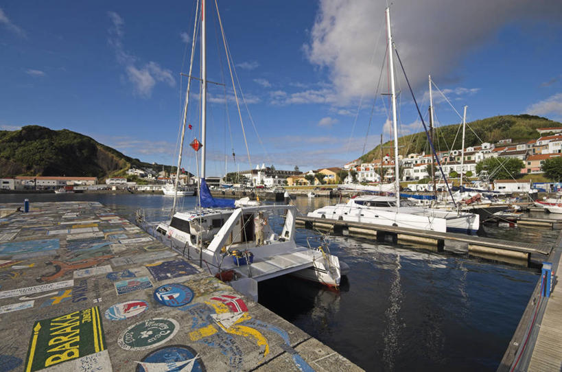 无人,横图,葡萄牙,欧洲,岛,城镇,大西洋,摄影,西欧,亚速群岛,大西洋群岛,法亚尔岛,彩图,海港