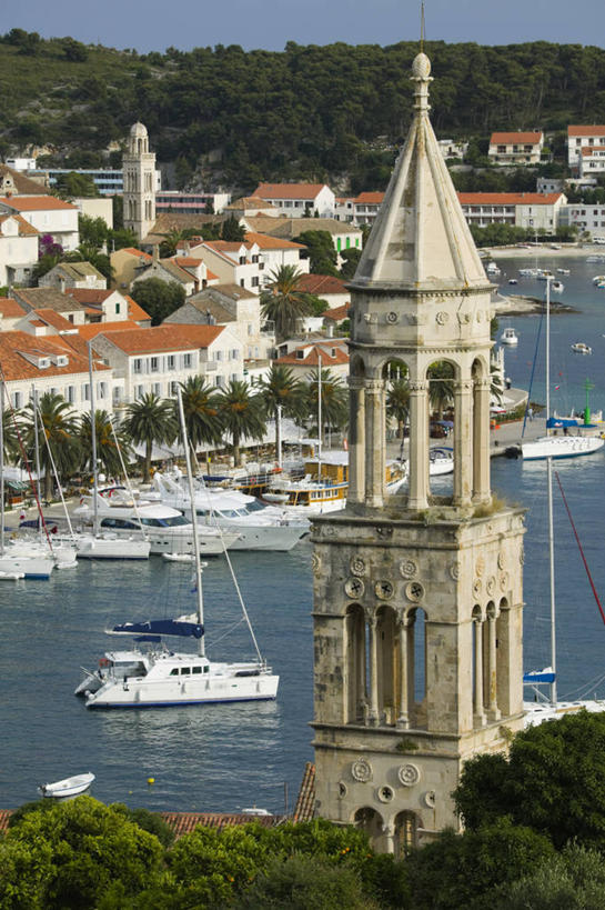 无人,竖图,俯视,室外,欧洲,克罗地亚,城镇,摄影,地中海文化,巴尔干,东欧,亚得里亚海,达尔马提亚,彩图,高角度拍摄,赫瓦尔