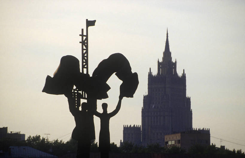 无人,横图,城市,欧洲,俄罗斯,雕像,首都,摄影,剪影,东欧,莫斯科,共产主义,彩图