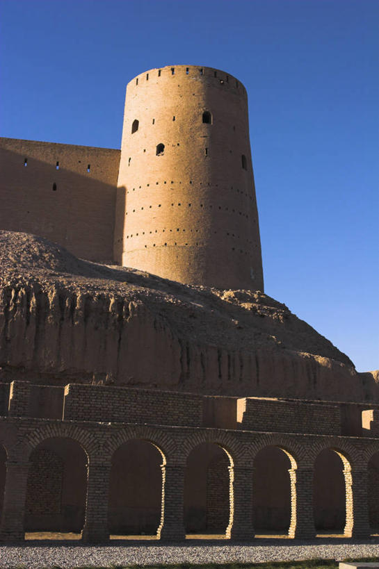 无人,竖图,阿富汗,亚洲,围墙,塔,摄影,中亚,赫拉特,彩图