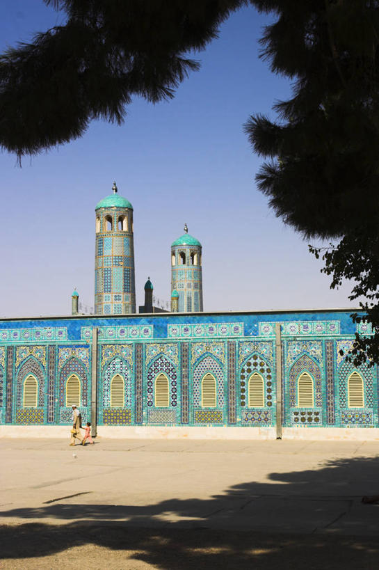 无人,竖图,阿富汗,亚洲,摄影,宗教,伊斯兰教,中亚,清真寺,马扎里沙里夫,彩图