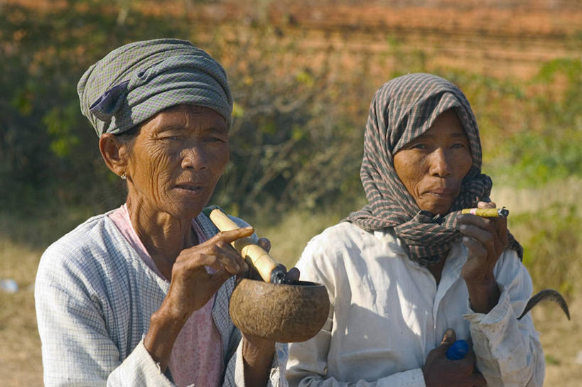 成年人,吸烟,横图,缅甸,亚洲,摄影,东南亚,女人,彩图